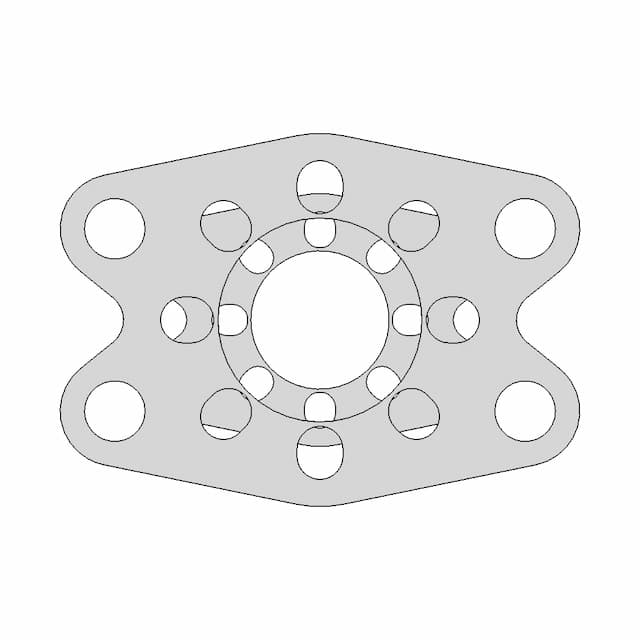 Pro 24Mm Cf Mount Plates For Dartbox Pro And Blitz Pro Gearmotors | 3D Engineering Design File