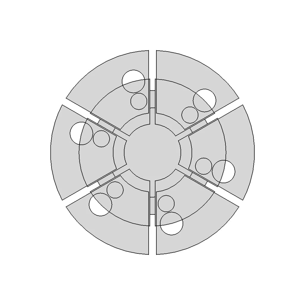 Rc Wheel 72Mm Lock To Shaft Motor (Use With Makeblock Shaft Connector) - Standard Mechanical Component_90_0_degree_snapshot