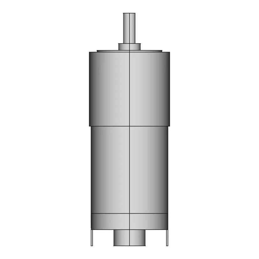 Dc Motor 12V (Gm25-Chihai) | 3D Engineering Design File