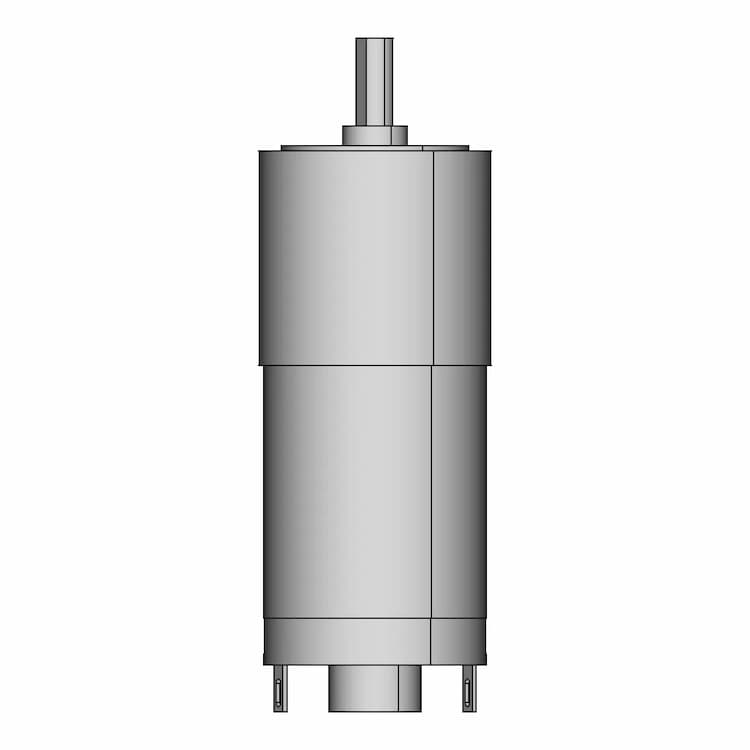 Dc Motor 12V (Gm25-Chihai) | 3D Engineering Design File