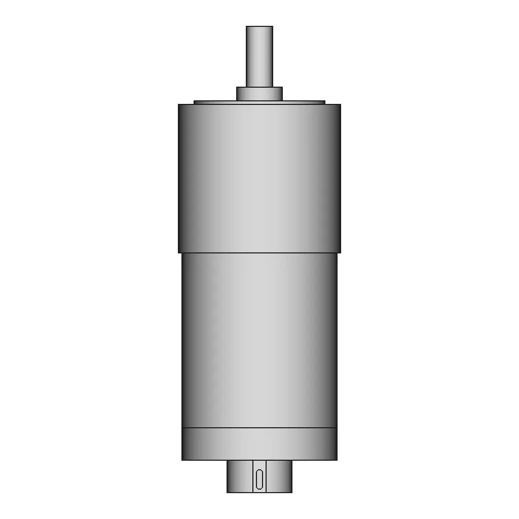 Dc Motor 12V (Gm25-Chihai) | 3D Engineering Design File_0_270_degree_snapshot