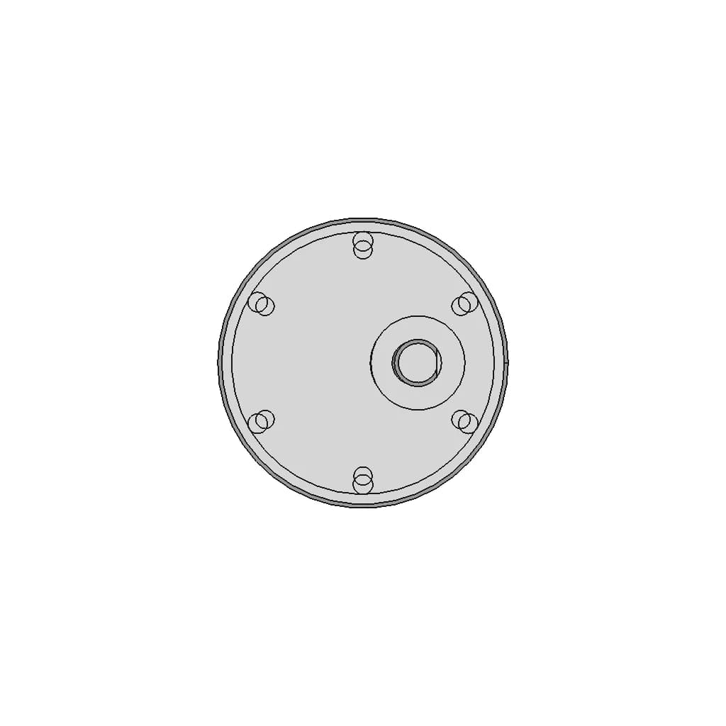 Geared Motor Mg373323 - Downloadable CAD Representation_0_0_degree_snapshot