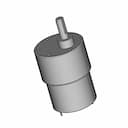 Geared Motor Mg373323 - Downloadable CAD Representation_60_30_degree_snapshot