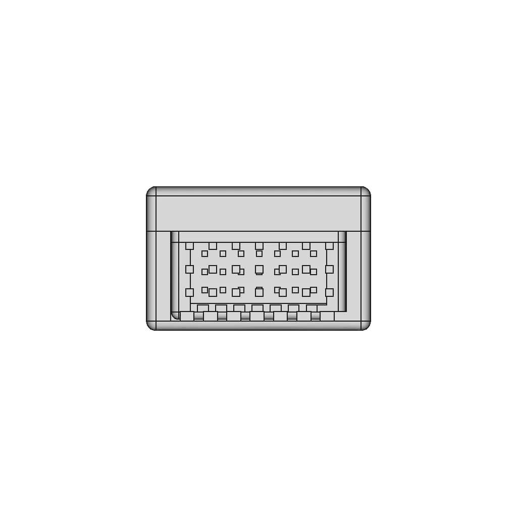 Frsky X6R 616Ch Telemetry Sbus 2.4 G | 3D Engineering Design File_90_0_degree_snapshot