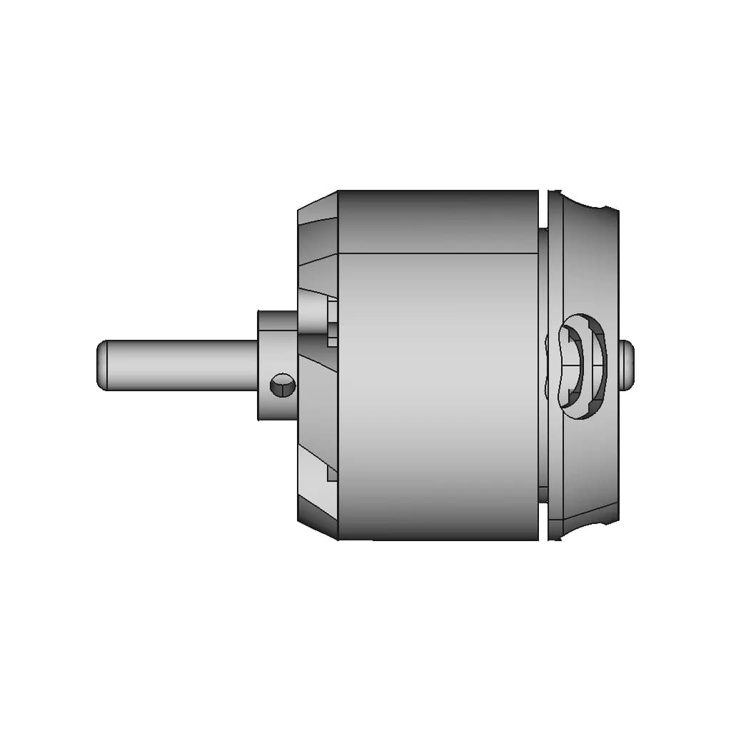 9Imod Brushless Motor G-Power Series D3536 1450 Kv - Standard Mechanical Component_0_90_degree_snapshot