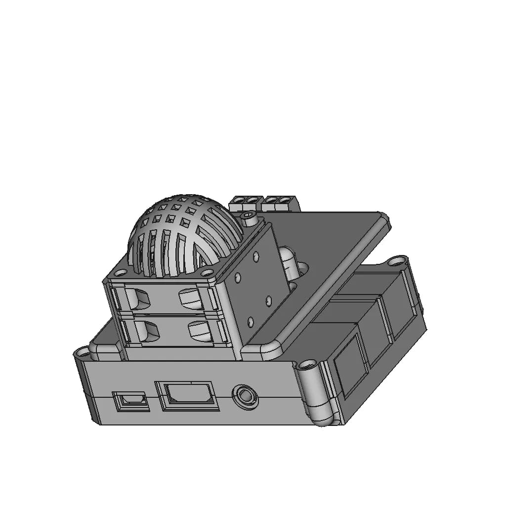 Rpi 2/3 Custom Case | High-Quality CAD Model_60_30_degree_snapshot
