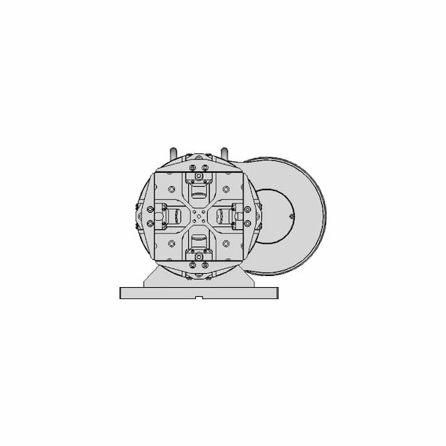 Pneumatic Clamp For Laser Pipe Cutter - Downloadable CAD Representation