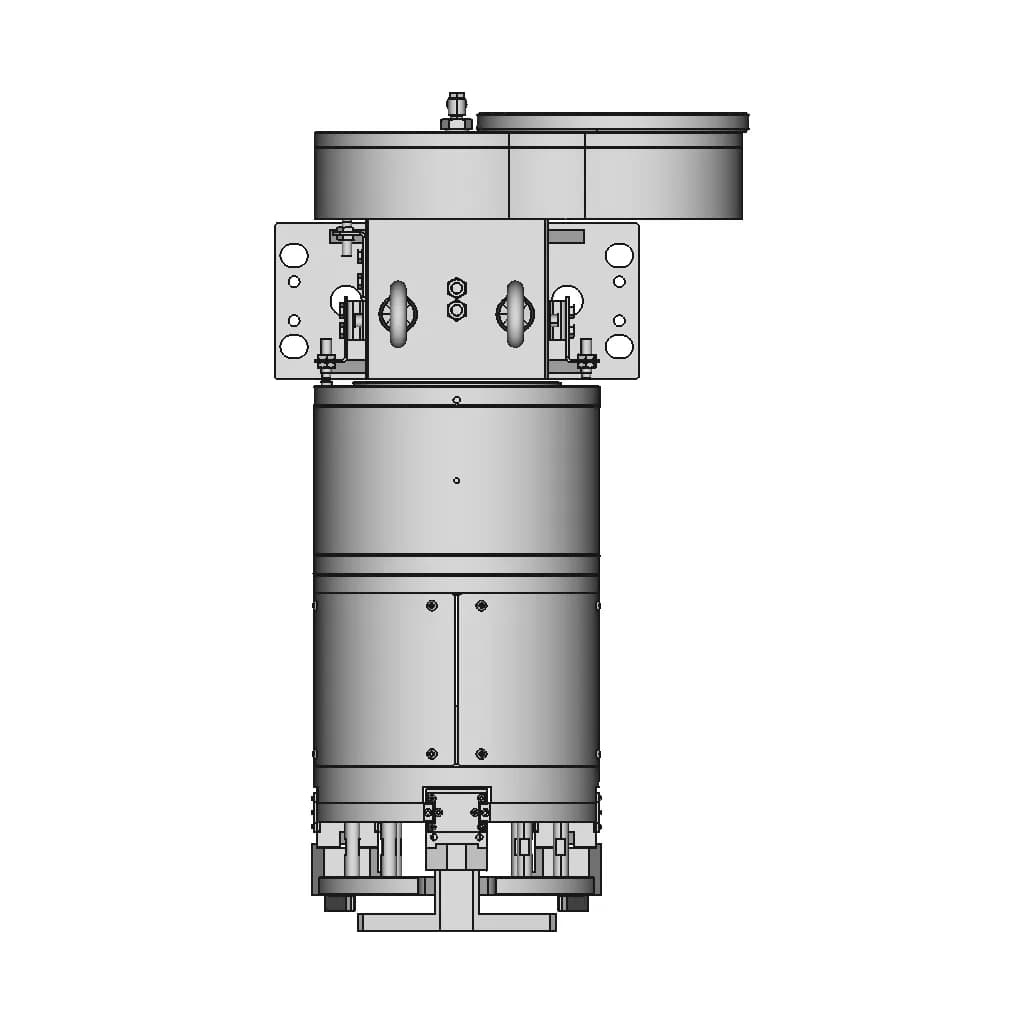 Pneumatic Clamp For Laser Pipe Cutter - Downloadable CAD Representation_270_0_degree_snapshot