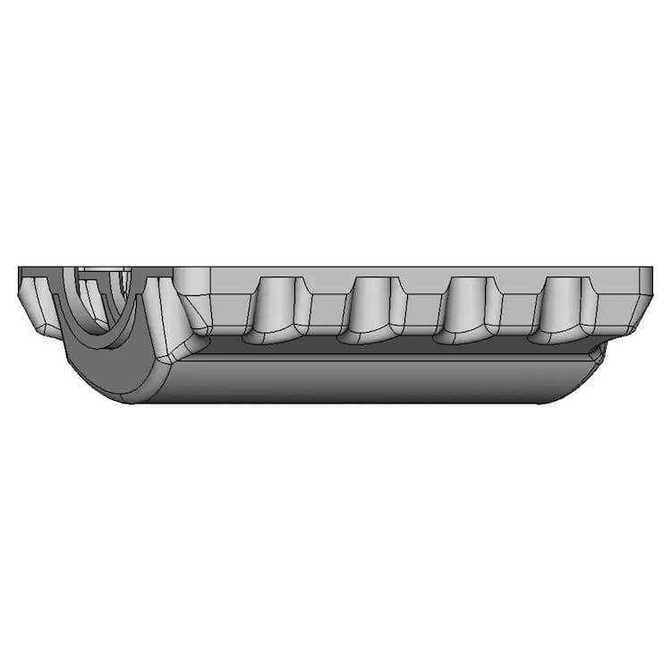 V6 Engine Lower Block - Standard Mechanical Component