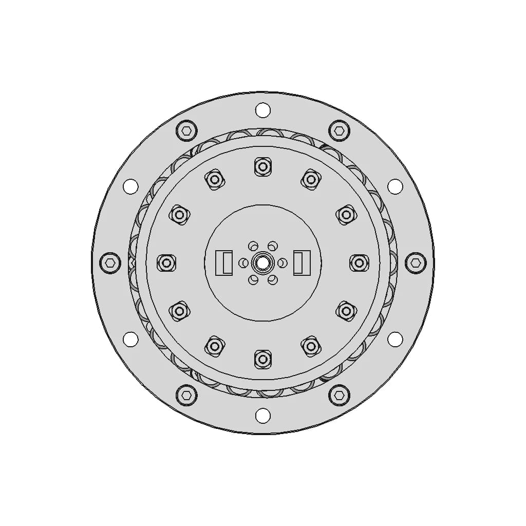 Split-Ring Compound Epicyclic Planetary Gearbox - Downloadable CAD Representation_0_0_degree_snapshot