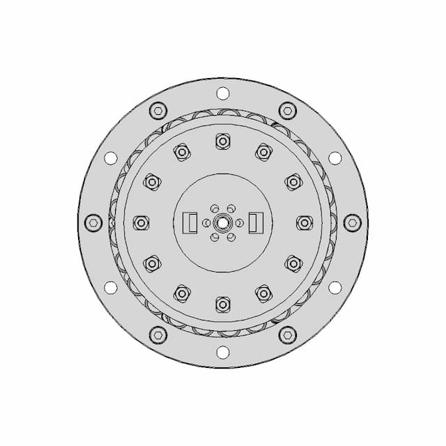 Split-Ring Compound Epicyclic Planetary Gearbox - Downloadable CAD Representation