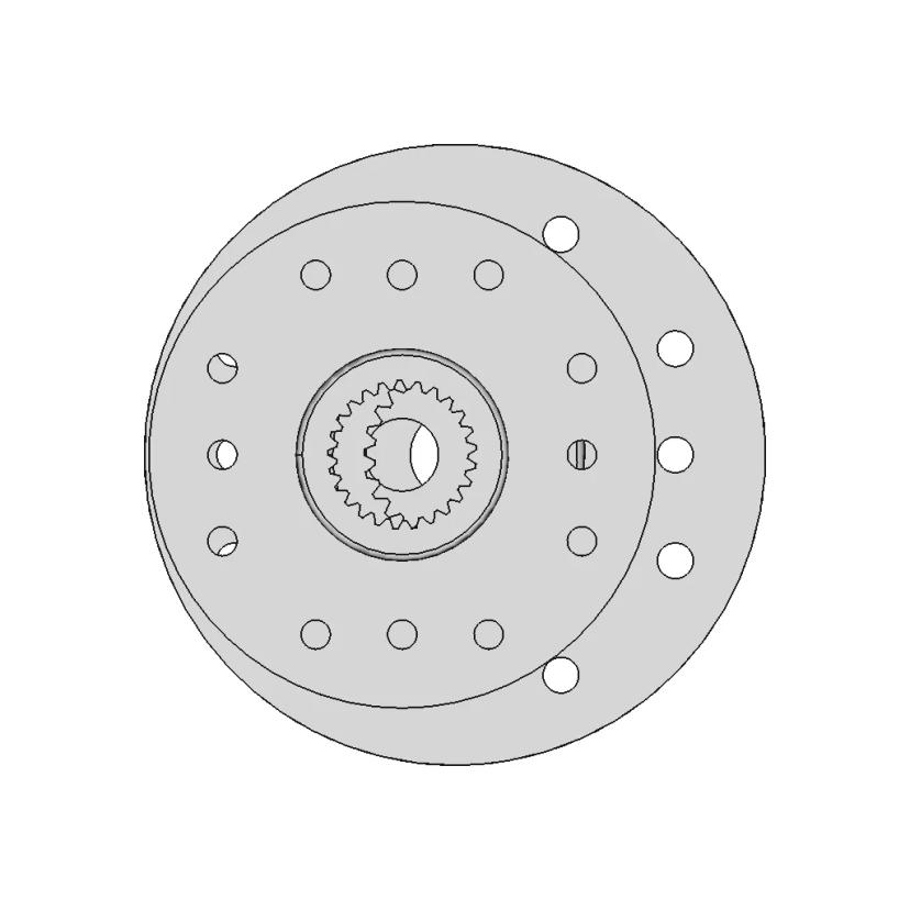 Gobilda Plastic Servo Hub Black Ftc Gobilda® | 3D Engineering Design File