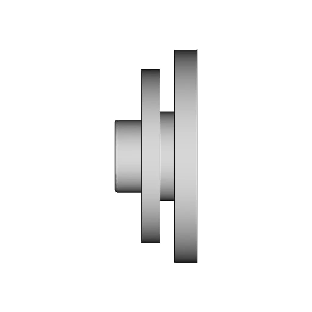 Gobilda Plastic Servo Hub Black Ftc Gobilda® | 3D Engineering Design File_0_90_degree_snapshot