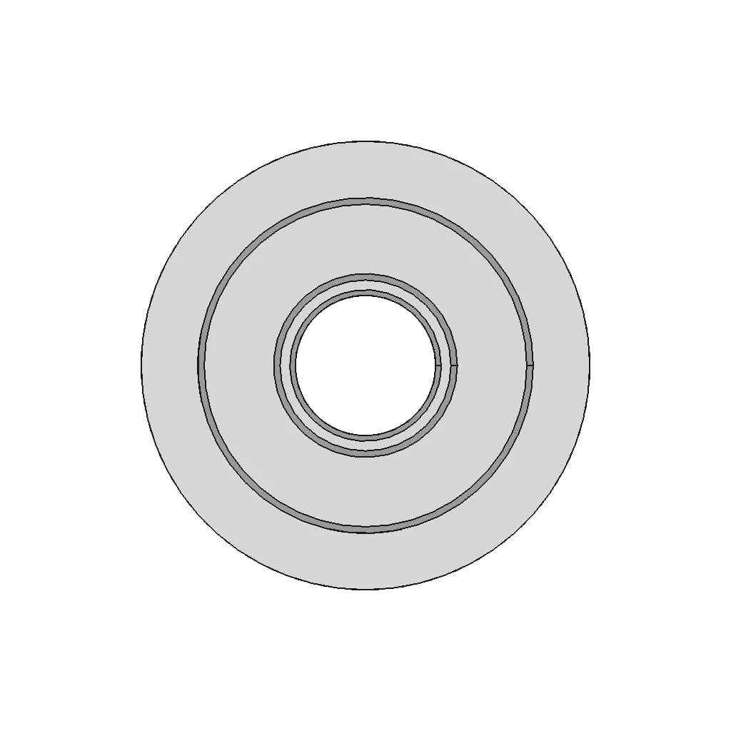 Gt2 Pulley 30 Teeth / 36 Teeth / 40 Teeth / 60 Teeth | High-Quality CAD Model_0_0_degree_snapshot