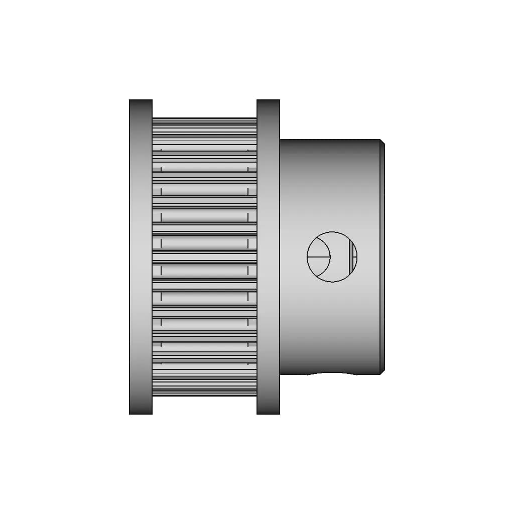 Gt2 Pulley 30 Teeth / 36 Teeth / 40 Teeth / 60 Teeth | High-Quality CAD Model_0_270_degree_snapshot