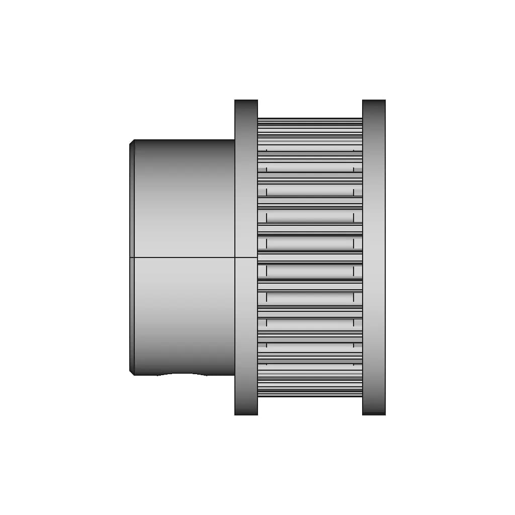 Gt2 Pulley 30 Teeth / 36 Teeth / 40 Teeth / 60 Teeth | High-Quality CAD Model_0_90_degree_snapshot