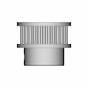 Gt2 Pulley 30 Teeth / 36 Teeth / 40 Teeth / 60 Teeth | High-Quality CAD Model_270_0_degree_snapshot