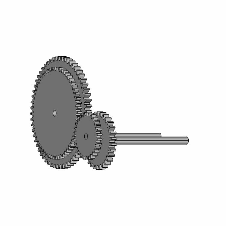 Cswa Exam Assembly Practice - Gear Mate | High-Quality CAD Model