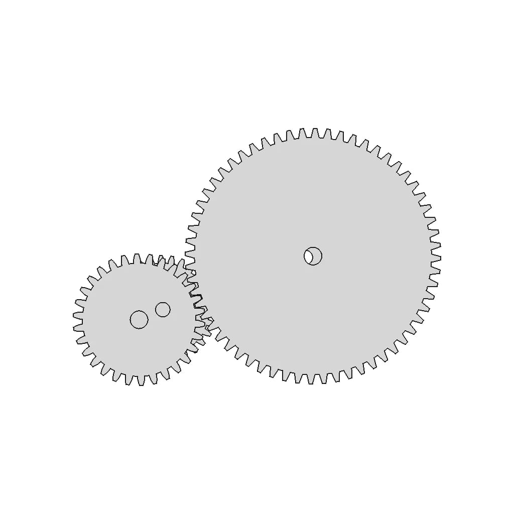 Cswa Exam Assembly Practice - Gear Mate | High-Quality CAD Model_0_270_degree_snapshot