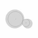 Cswa Exam Assembly Practice - Gear Mate | High-Quality CAD Model_0_90_degree_snapshot