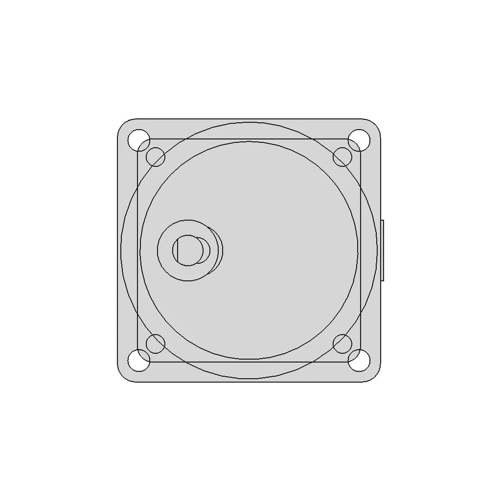 Шаговый Двигатель 42By12_40Jb4K120 - Standard Mechanical Component_0_90_degree_snapshot