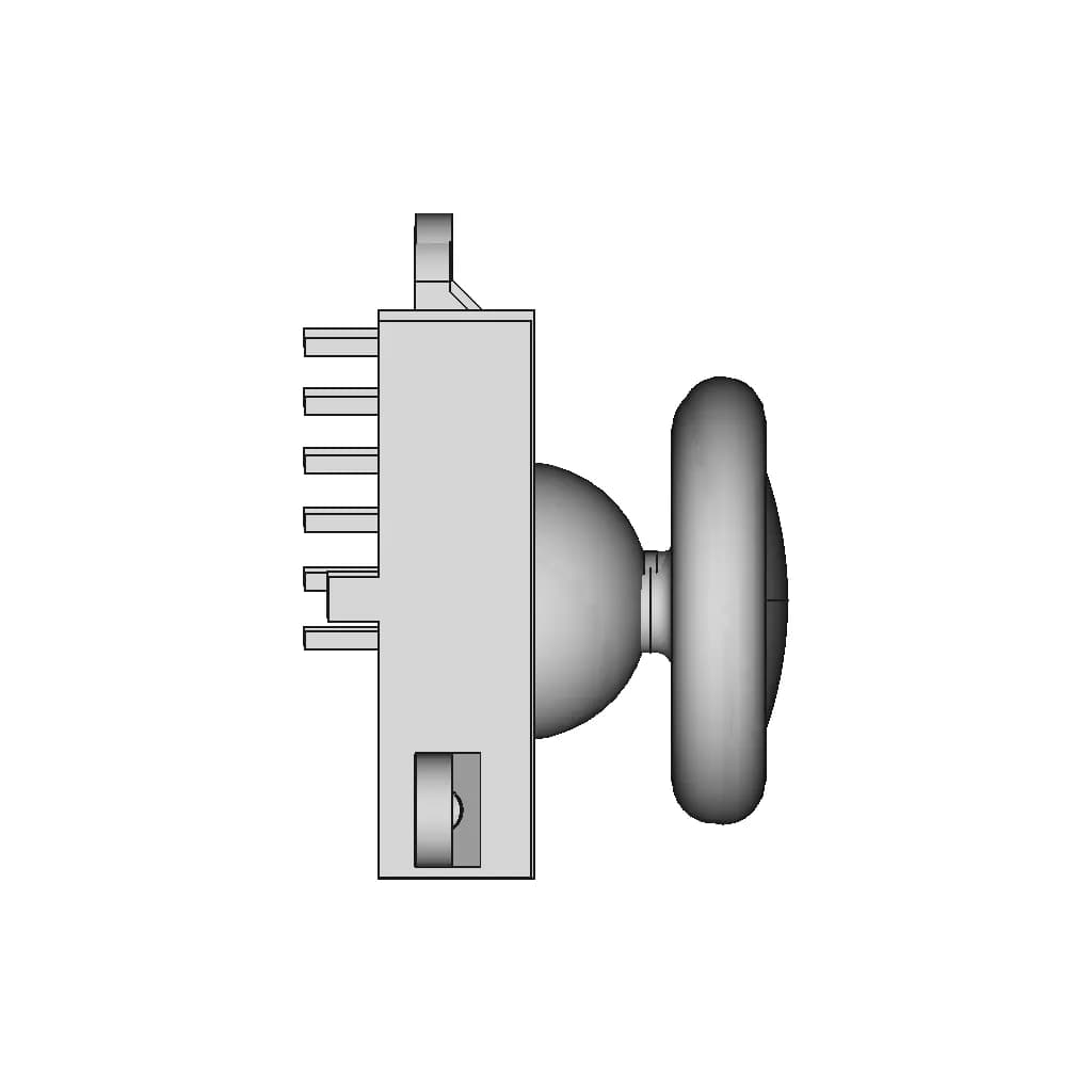Jp19-012 Adafruit Joycon Style Joystick - Downloadable CAD Representation_0_270_degree_snapshot