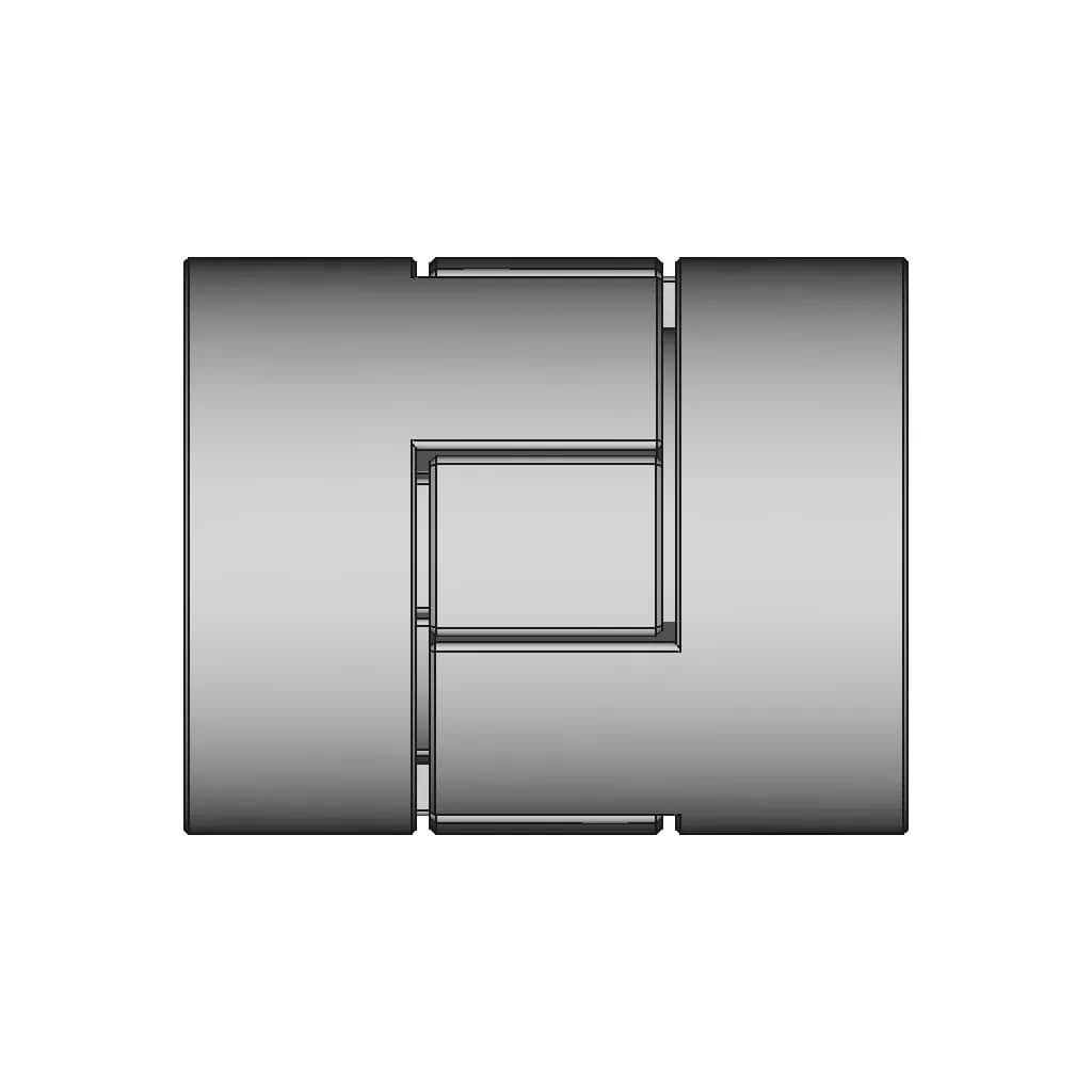 Coupler 6.35Mm To 8 Mm - Standard Mechanical Component_0_270_degree_snapshot