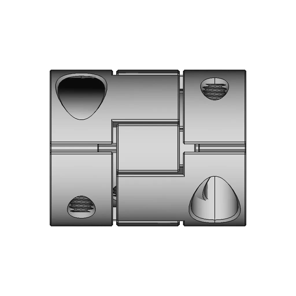 Coupler 6.35Mm To 8 Mm - Standard Mechanical Component_0_90_degree_snapshot