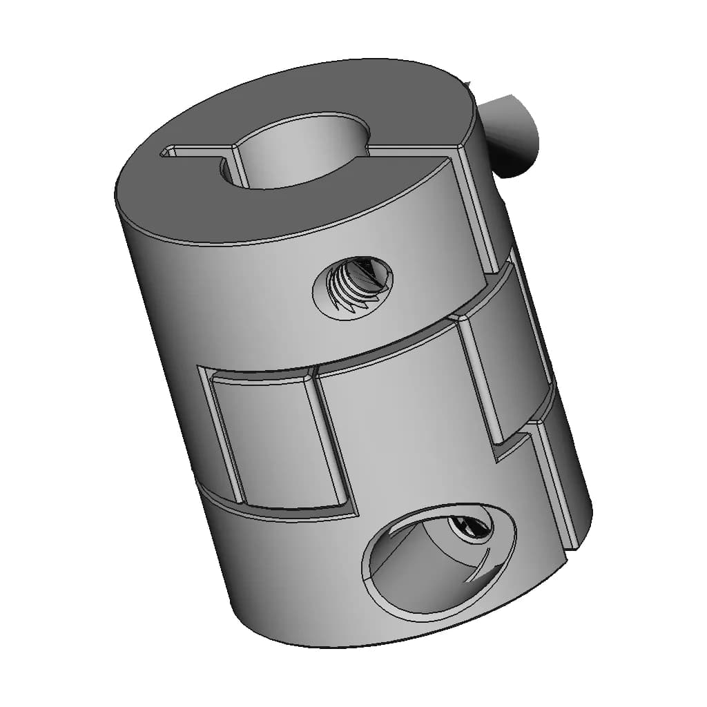 Coupler 6.35Mm To 8 Mm - Standard Mechanical Component_60_30_degree_snapshot