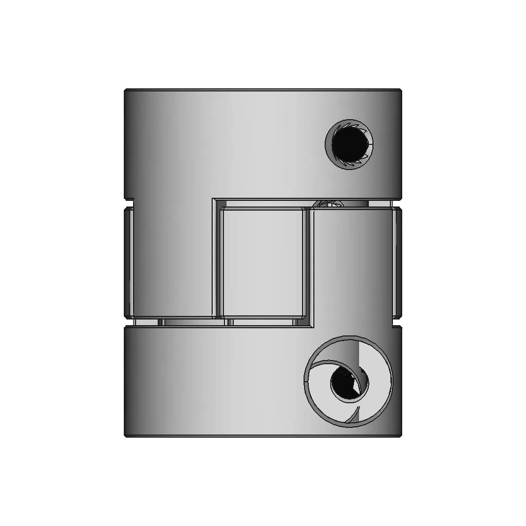 Coupler 6.35Mm To 8 Mm - Standard Mechanical Component_90_0_degree_snapshot