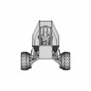 Vehicle Wheel Chassis - Step File - Downloadable CAD Representation_0_270_degree_snapshot