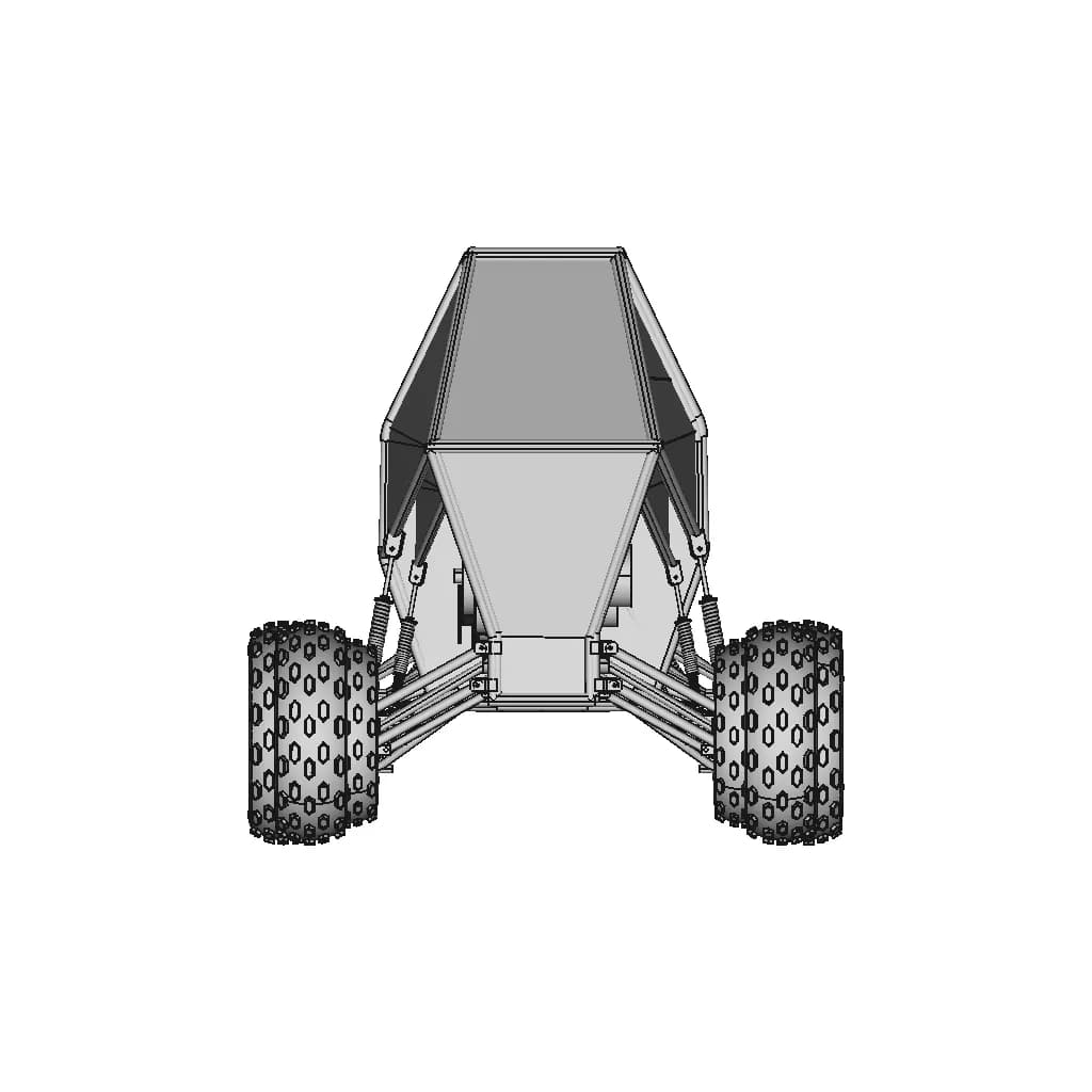 Vehicle Wheel Chassis - Step File - Downloadable CAD Representation_0_90_degree_snapshot