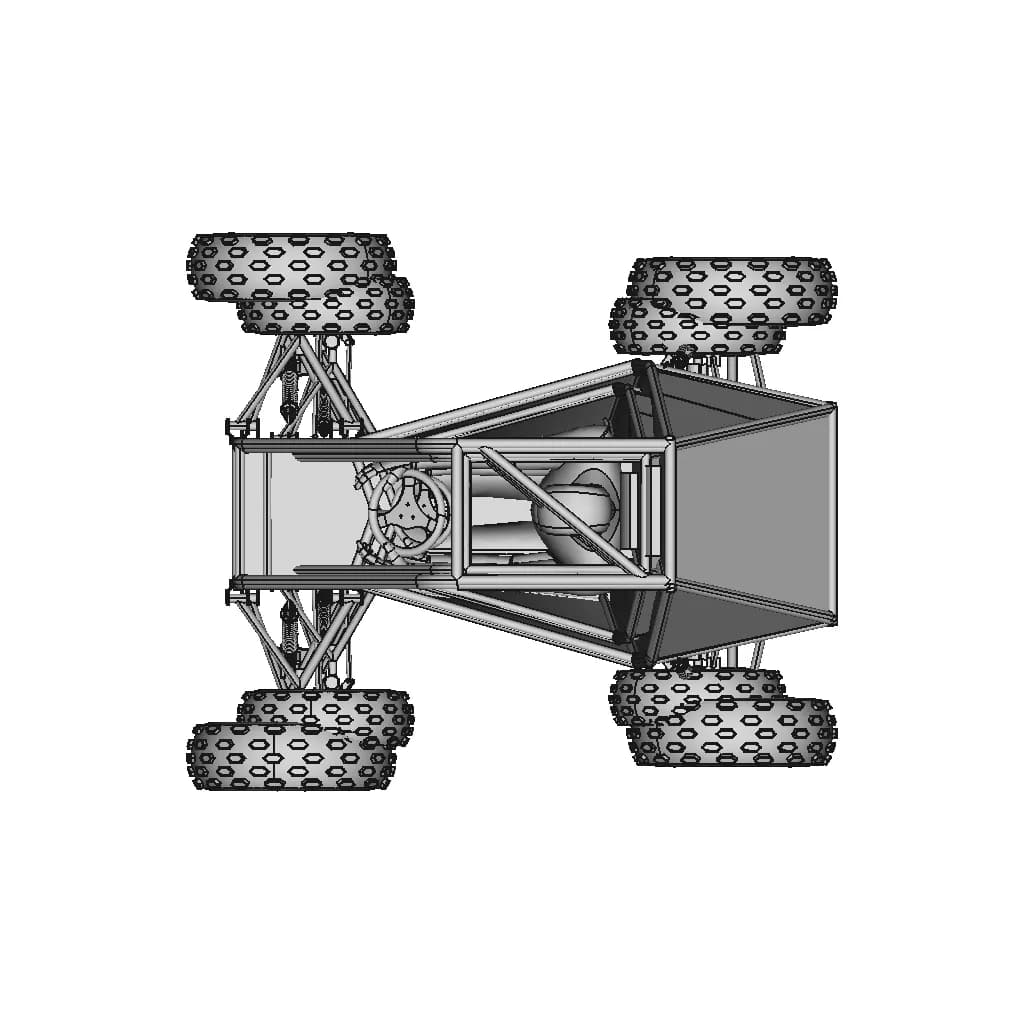 Vehicle Wheel Chassis - Step File - Downloadable CAD Representation_270_0_degree_snapshot