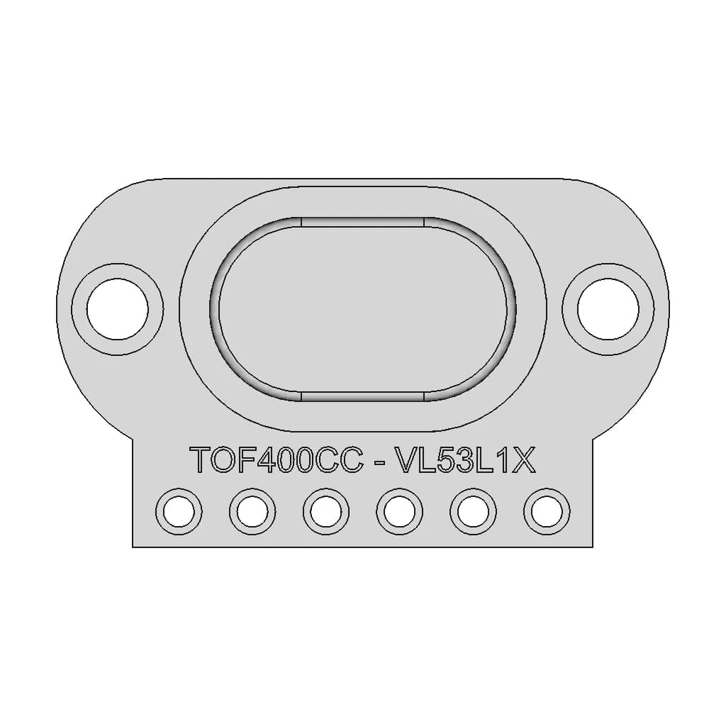 Tof400Cc Distance Sensor | 3D Engineering Design File_0_0_degree_snapshot
