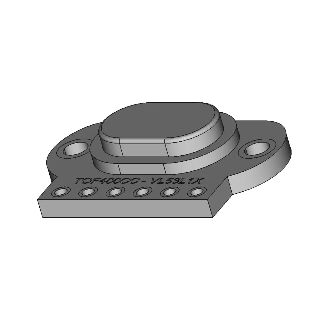 Tof400Cc Distance Sensor | 3D Engineering Design File_60_30_degree_snapshot