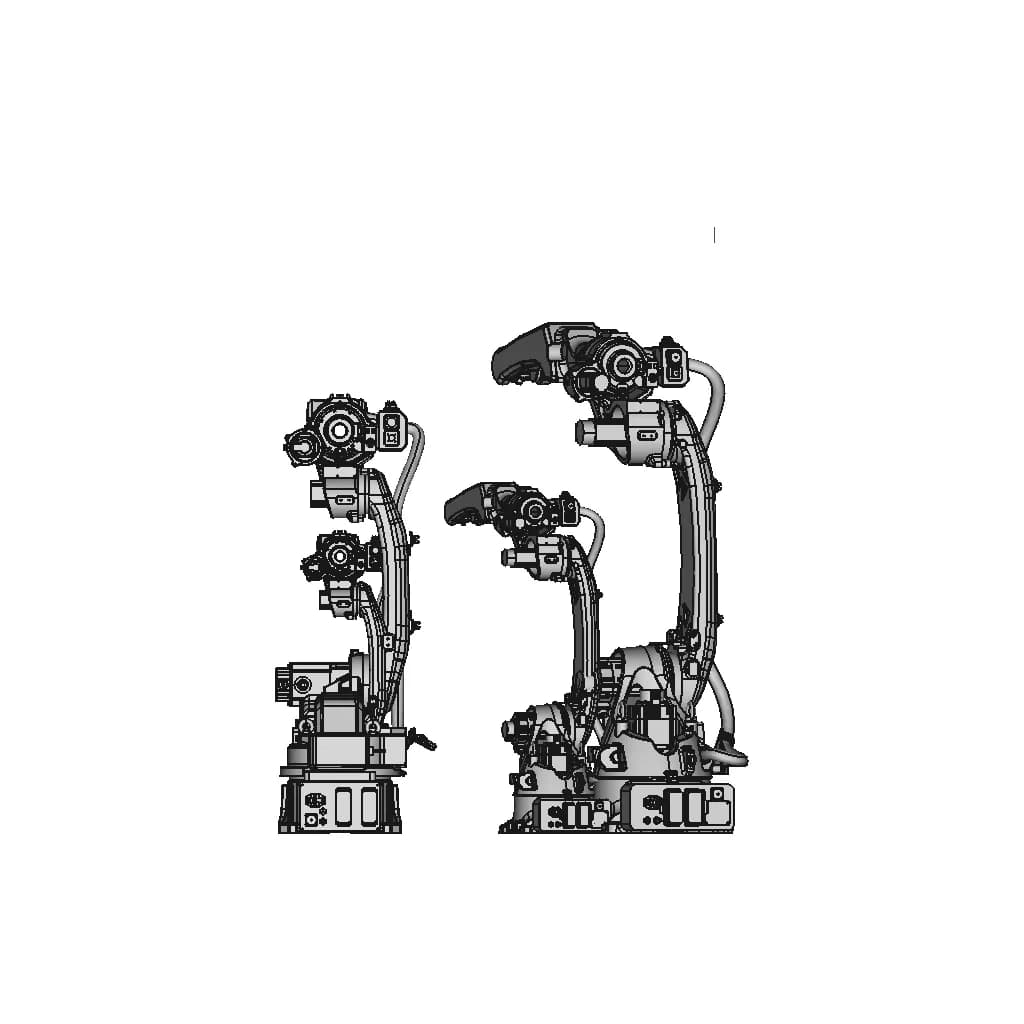 Qjar Industrial Robot Qjr6-2000H & Qjr6-1400H | 3D Engineering Design File_0_0_degree_snapshot