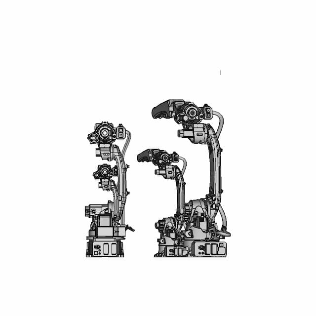 Qjar Industrial Robot Qjr6-2000H & Qjr6-1400H | 3D Engineering Design File