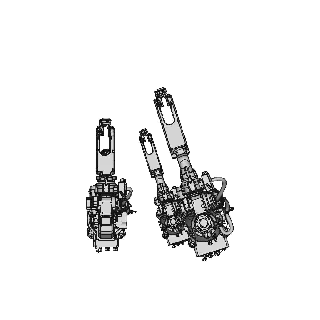 Qjar Industrial Robot Qjr6-2000H & Qjr6-1400H | 3D Engineering Design File_270_0_degree_snapshot