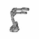 Yaskawa Gp110 & Gp25 & Gp25-12 | High-Quality CAD Model_60_30_degree_snapshot