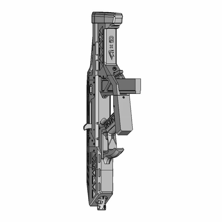 Prototype Nerf 3D Printed Cam Autospringer - Standard Mechanical Component