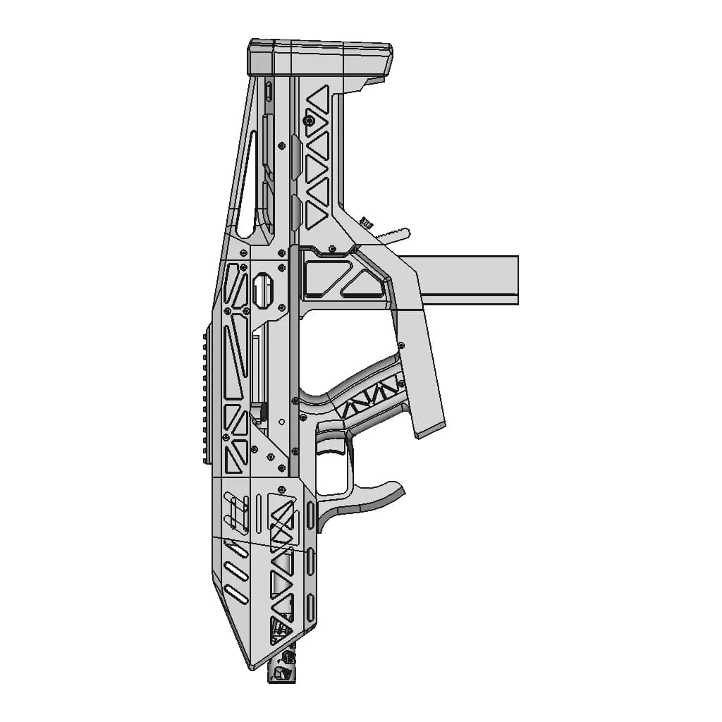 Prototype Nerf 3D Printed Cam Autospringer - Standard Mechanical Component_0_90_degree_snapshot