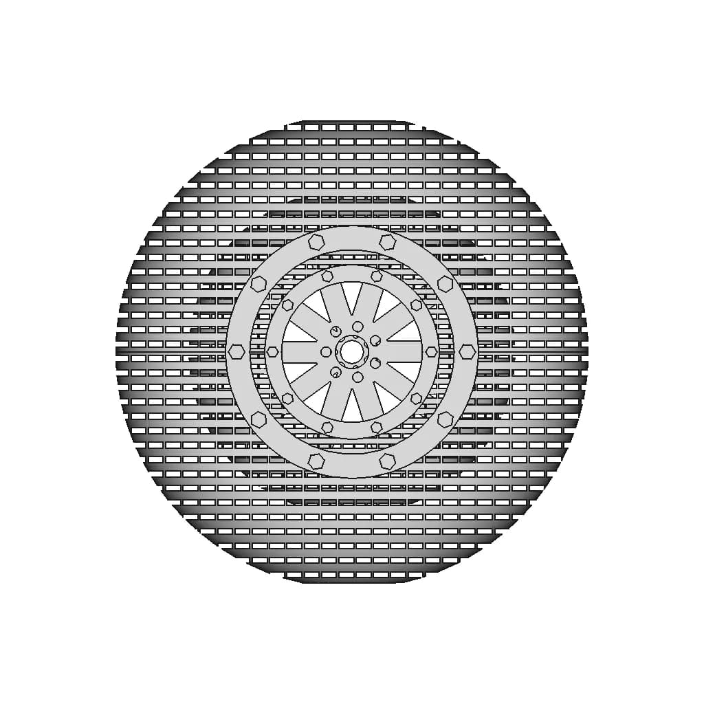 Shape Memory Alloy Wheel - Standard Mechanical Component_0_0_degree_snapshot