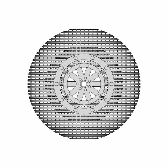 Shape Memory Alloy Wheel - Standard Mechanical Component