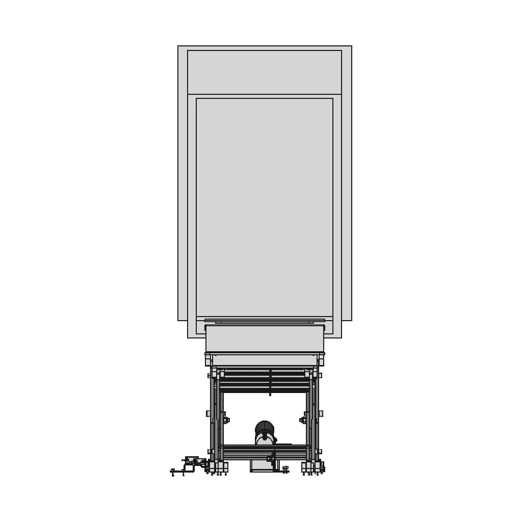 Electrical Lift Table - Downloadable CAD Representation_0_0_degree_snapshot