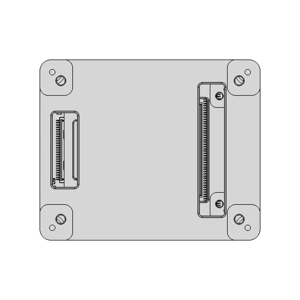 Pixhawk Nvidia Jetson Baseboard By Holybro - Downloadable CAD Representation_270_0_degree_snapshot