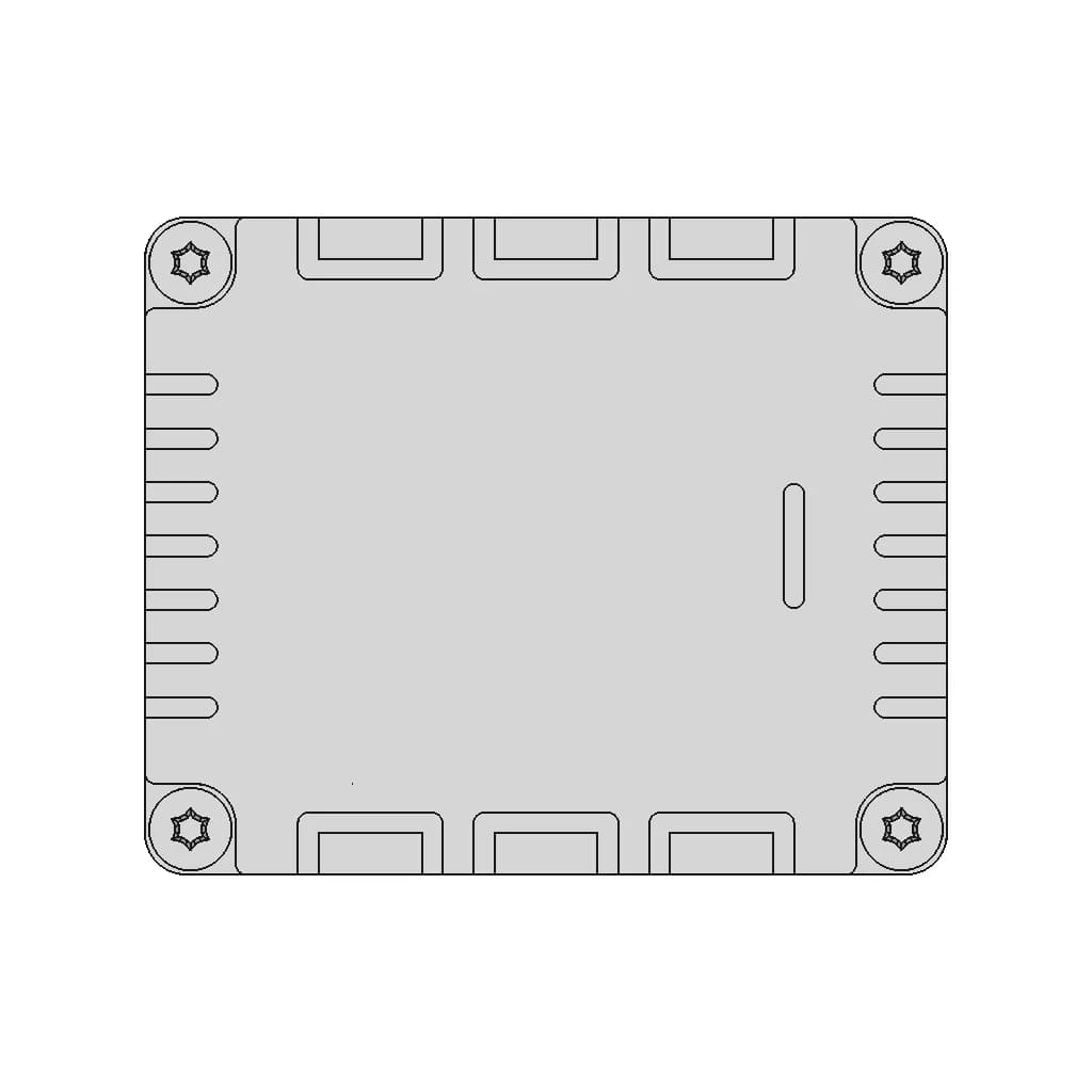 Pixhawk Nvidia Jetson Baseboard By Holybro - Downloadable CAD Representation_90_0_degree_snapshot