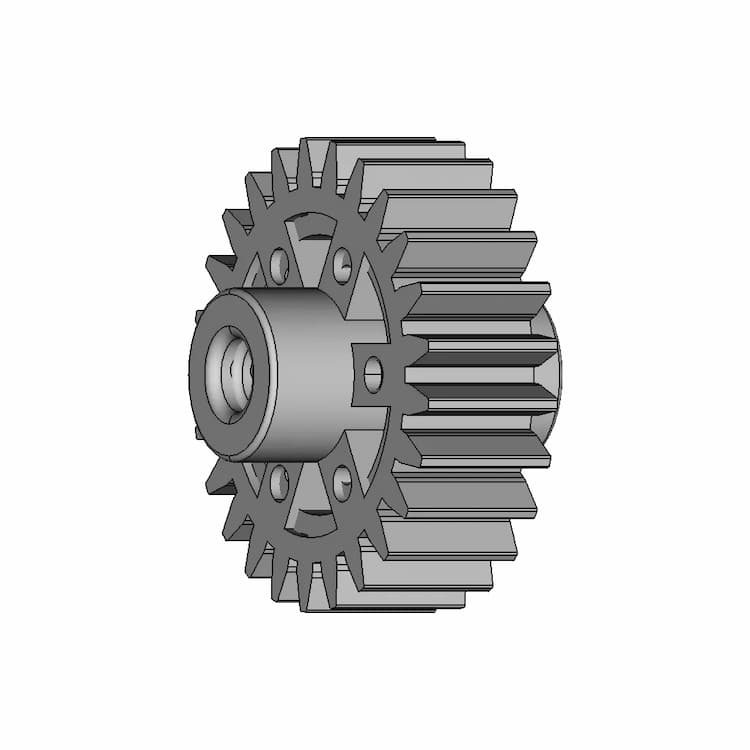 [2146] Spear Gear 25T (Plastic Pinion Gear) For Robotics & Science Projects - Standard Mechanical Component