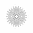 [2146] Spear Gear 25T (Plastic Pinion Gear) For Robotics & Science Projects - Standard Mechanical Component_0_90_degree_snapshot