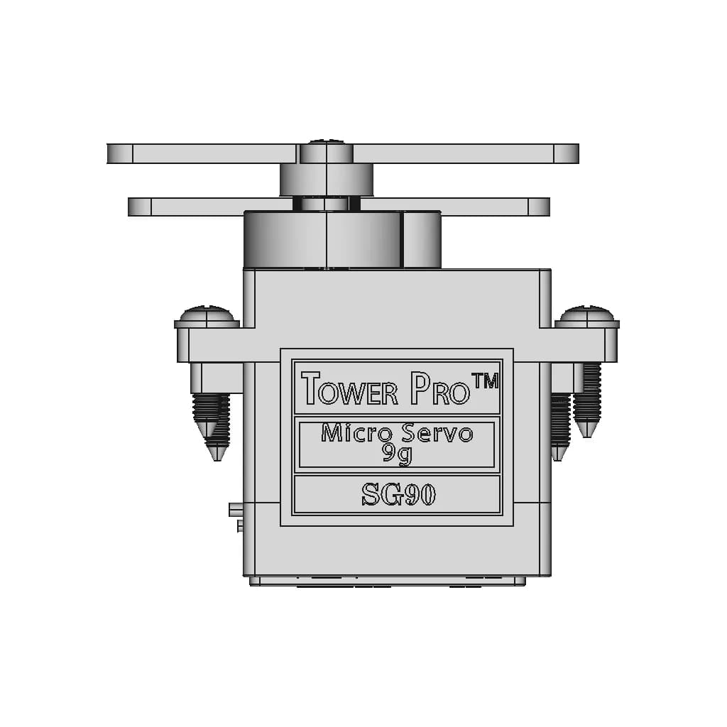 [4145] Towerpro Sg90 Mini Servo-Sunrobotics_In | High-Quality CAD Model_0_0_degree_snapshot