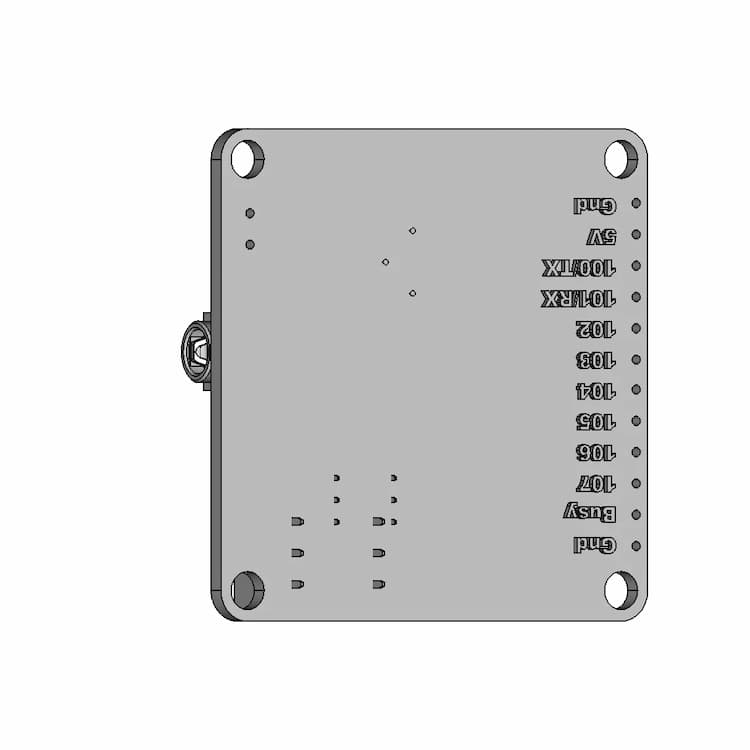 Dy-Sv8F Audio Board - Downloadable CAD Representation